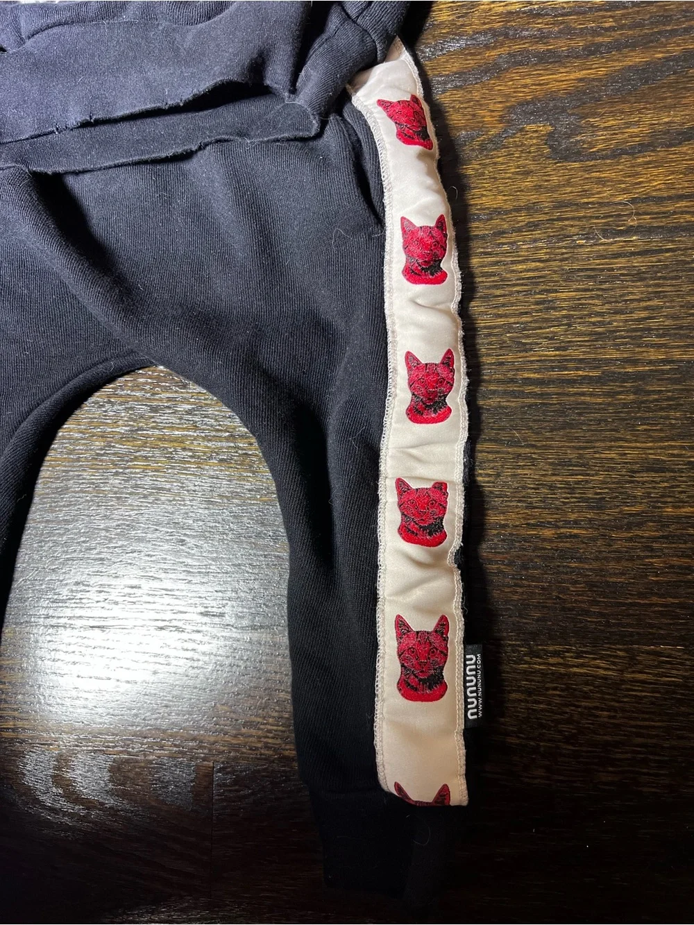 Nununu 12-18 Months Black Cool Cats Sweatshirt and Pants Set